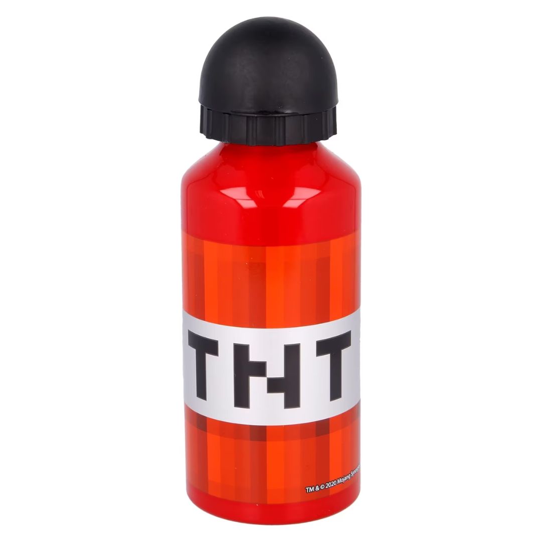 STOR Minecraft TNT Aluminium Bottle 400ml